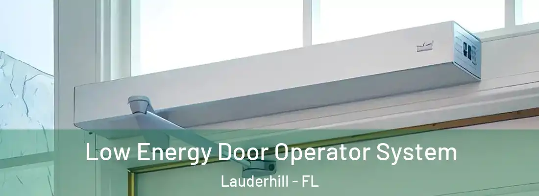 Low Energy Door Operator System Lauderhill - FL