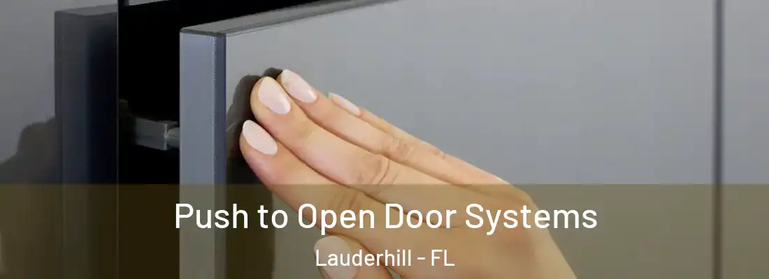 Push to Open Door Systems Lauderhill - FL